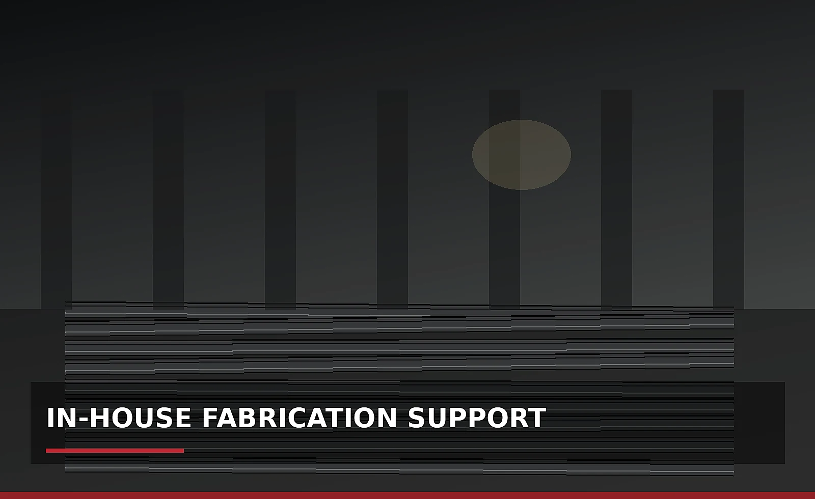 Steel fabrication shop